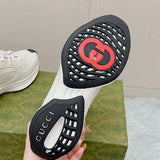 Gucci tonal black luxury sneakers view 7 premium leather build