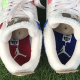 Nike sneakers detailed view showing premium designer craftsmanship