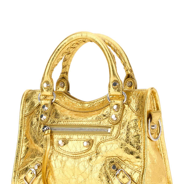 Balenciaga Bags? BALENCIAGA Mini Leather City Handbag Luxury Designer Leather Handbag