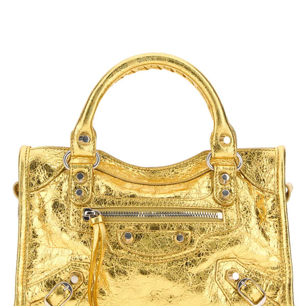 Balenciaga Bags? BALENCIAGA Mini Leather City Handbag Luxury Designer Leather Handbag