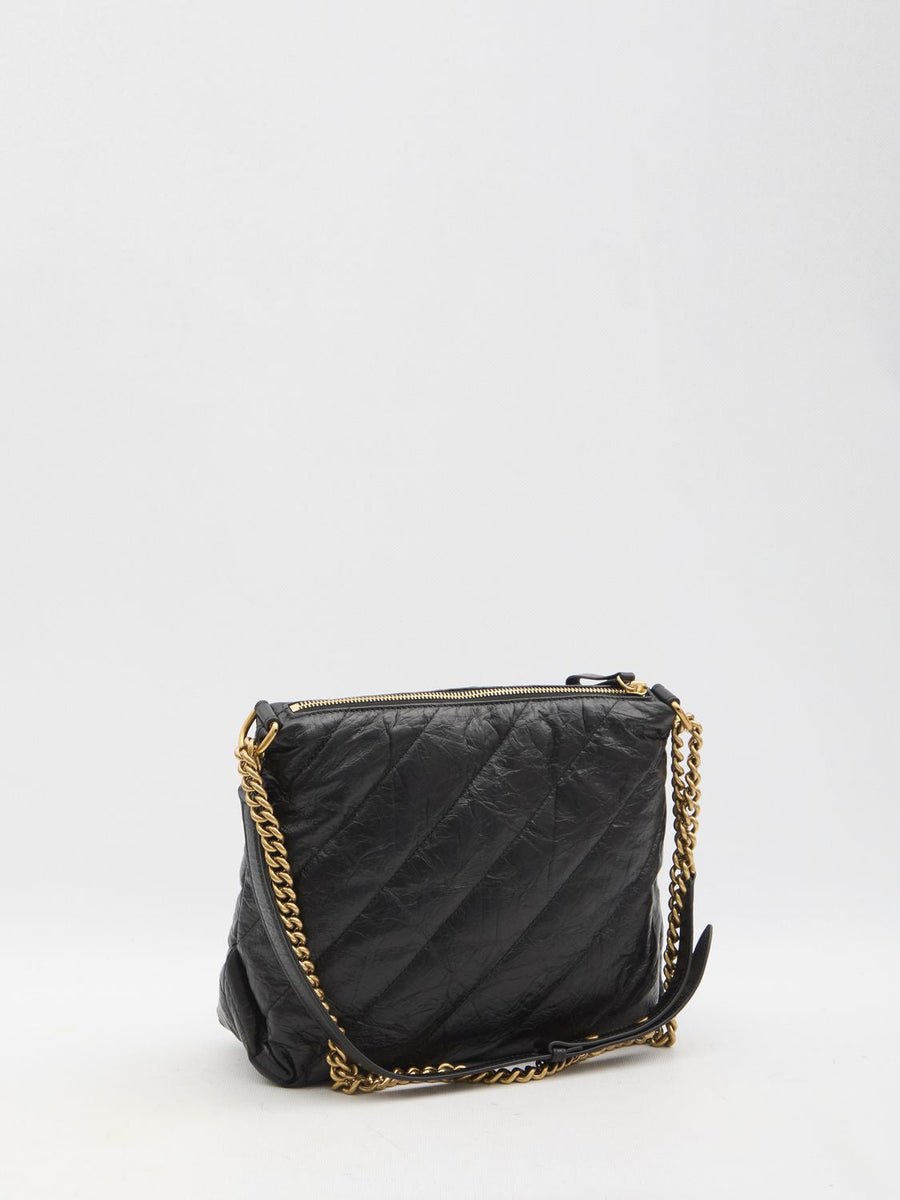 Balenciaga Bags? BALENCIAGA Mini Crush Small Shoulder Handbag Luxury Designer Leather Handbag
