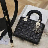 Side profile of everyday-luxe classic women's handbag – women's premium purse