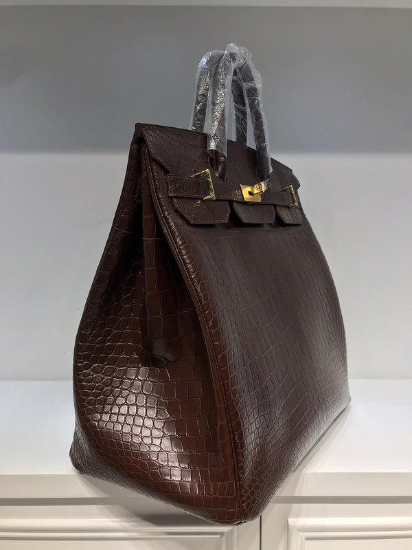 Close-up detail of sophisticated bag design