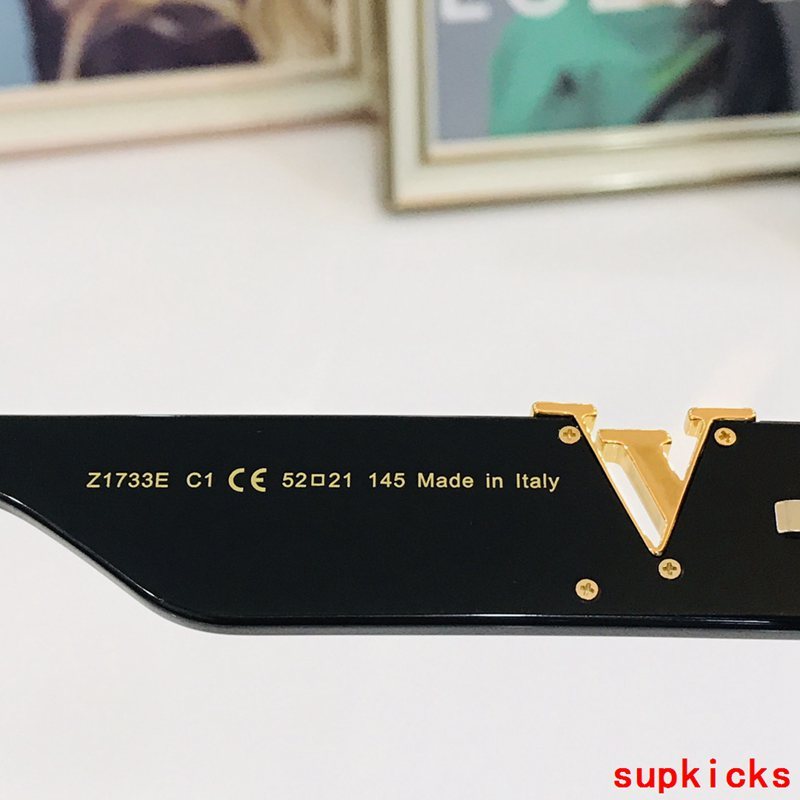Side view of Louis Vuitton unisex sunglasses