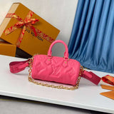 Side profile of chic everyday-luxe women's handbag – women's luxury handbag