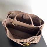 Modern Faux Leather Handbag - Understated Luxury Look | Women's Everyday Carry Handbag #1585 - close-up detail shot (image 3) of designer-inspired handbag