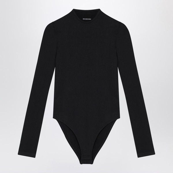 Balenciaga T-Shirts- BALENCIAGA Long Sleeve Round Neck Bodysuit Casual Everyday Designer Tee