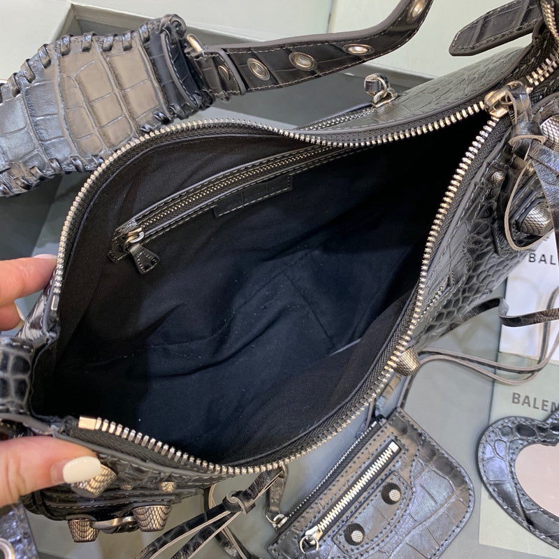 Timeless Vegan Leather Handbag - Smooth Faux-Leather Exterior | Women's Designer-Inspired Purse #371 - styled full view (image 7) of designer-inspired handbag