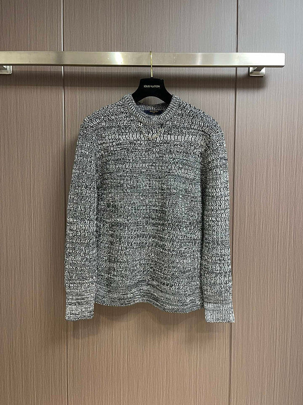 Back view of Louis Vuitton luxury clothing with logo-detail design