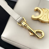 Side profile of Celine Fashion Item showcasing structured silhouette