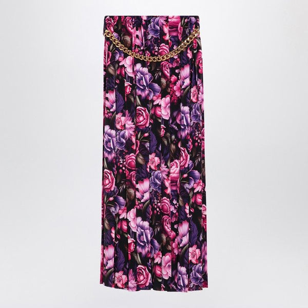Balenciaga Skirts? BALENCIAGA Long Pleated Floral Skirt Chic Everyday Designer Skirt