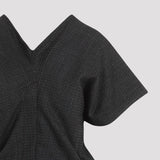 Close-up of Balenciaga t-shirts & tops hardware and fine stitching