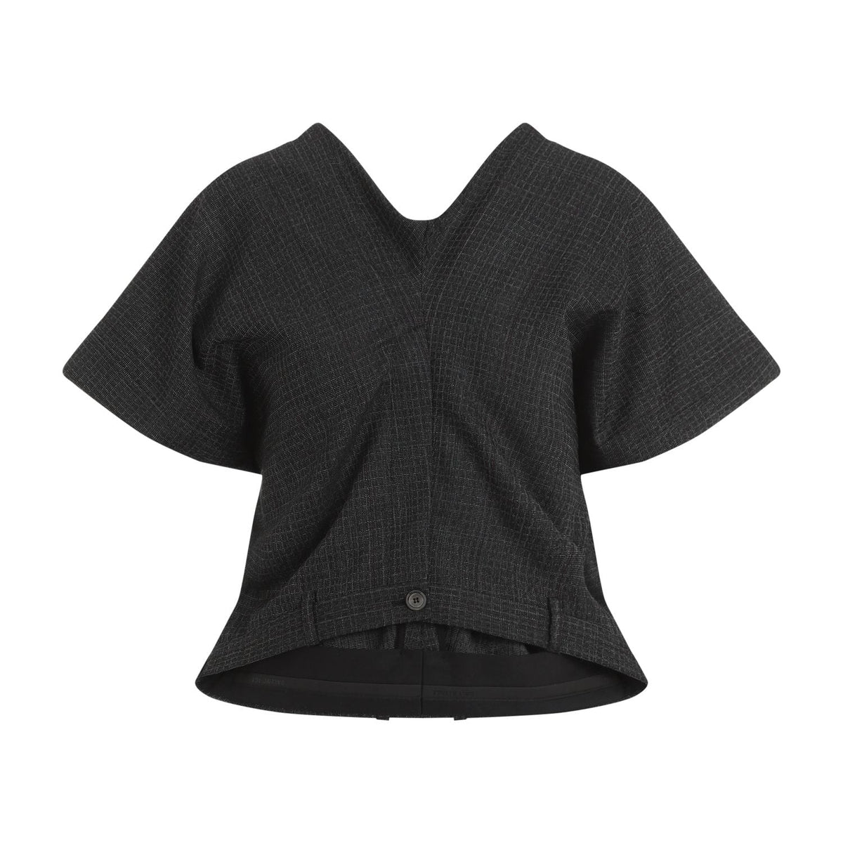 Balenciaga T-Shirts? BALENCIAGA Tailored Pants Top for Women - FW24 Collection Premium Designer Cotton T-Shirt