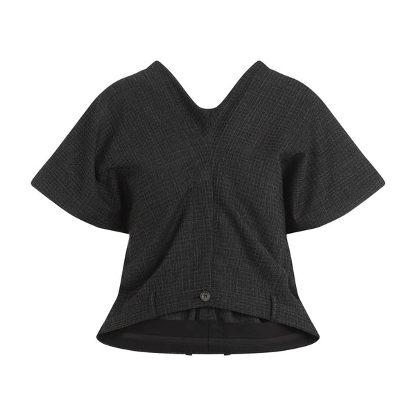Balenciaga T-Shirts? BALENCIAGA Tailored Pants Top for Women - FW24 Collection Premium Designer Cotton T-Shirt