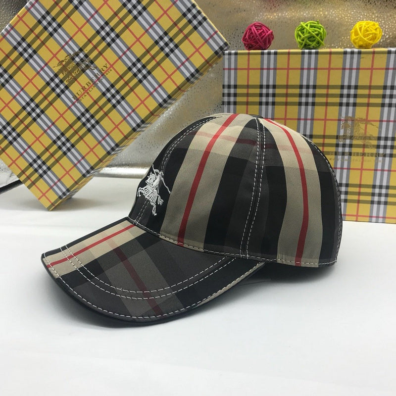 Front view of Burberry unisex cap