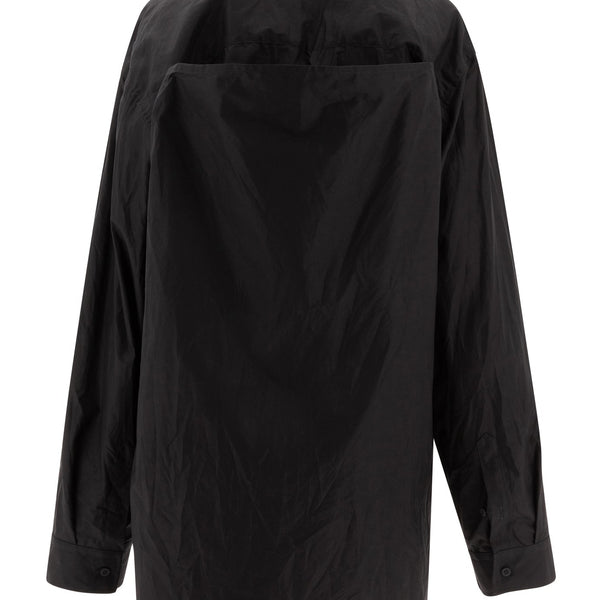 Balenciaga Tops? BALENCIAGA Oversized Shirt-Effect Dress Premium Designer Casual Top