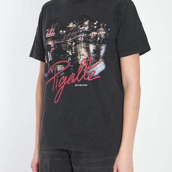 Balenciaga T-Shirts? BALENCIAGA Crinkled Cotton Short-Sleeve Crewneck T-Shirt - Size M Premium Designer Cotton T-Shirt