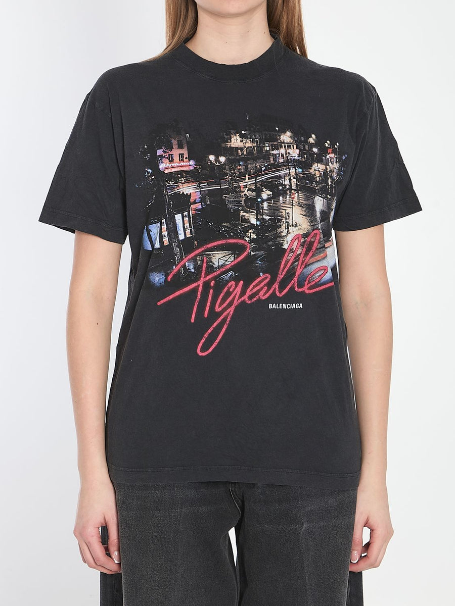 Balenciaga T-Shirts- BALENCIAGA Crinkled Cotton Short-Sleeve Crewneck T-Shirt - Size M Premium Designer Cotton T-Shirt