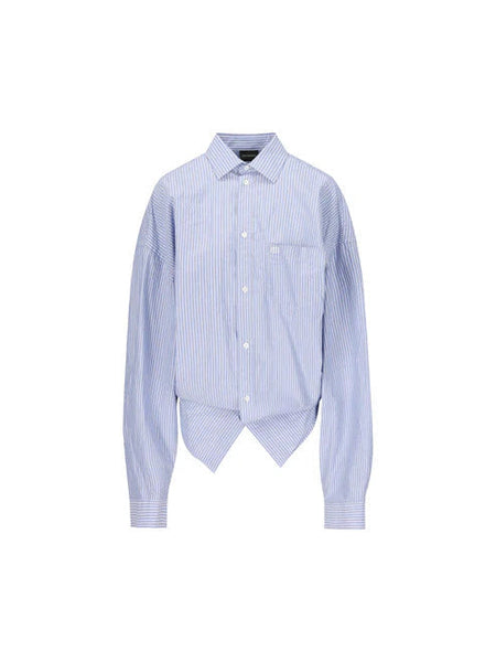 Balenciaga Tops? BALENCIAGA Ultimate Comfort Cotton Shirt for Women Elegant Everyday Designer Top