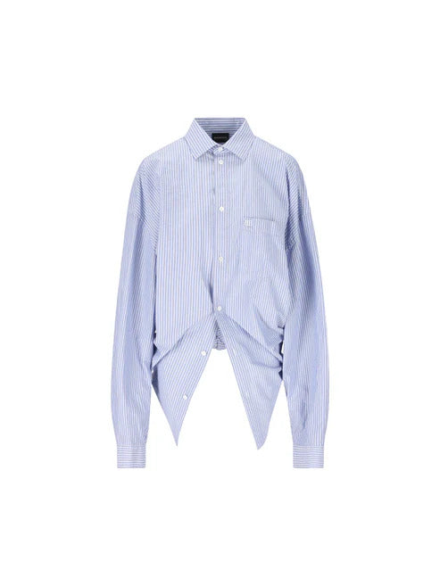 Balenciaga Tops? BALENCIAGA Ultimate Comfort Cotton Shirt for Women Premium Designer Casual Top