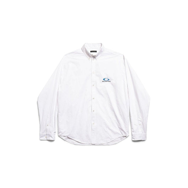 Balenciaga Tops- BALENCIAGA Long Sleeve Oversized Fit Shirt Elegant Everyday Designer Top