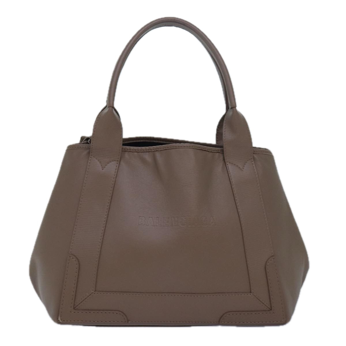 Balenciaga Navy Cabas Hand Bag Leather Gray 339933 | Luxury Canvas Tote Bag