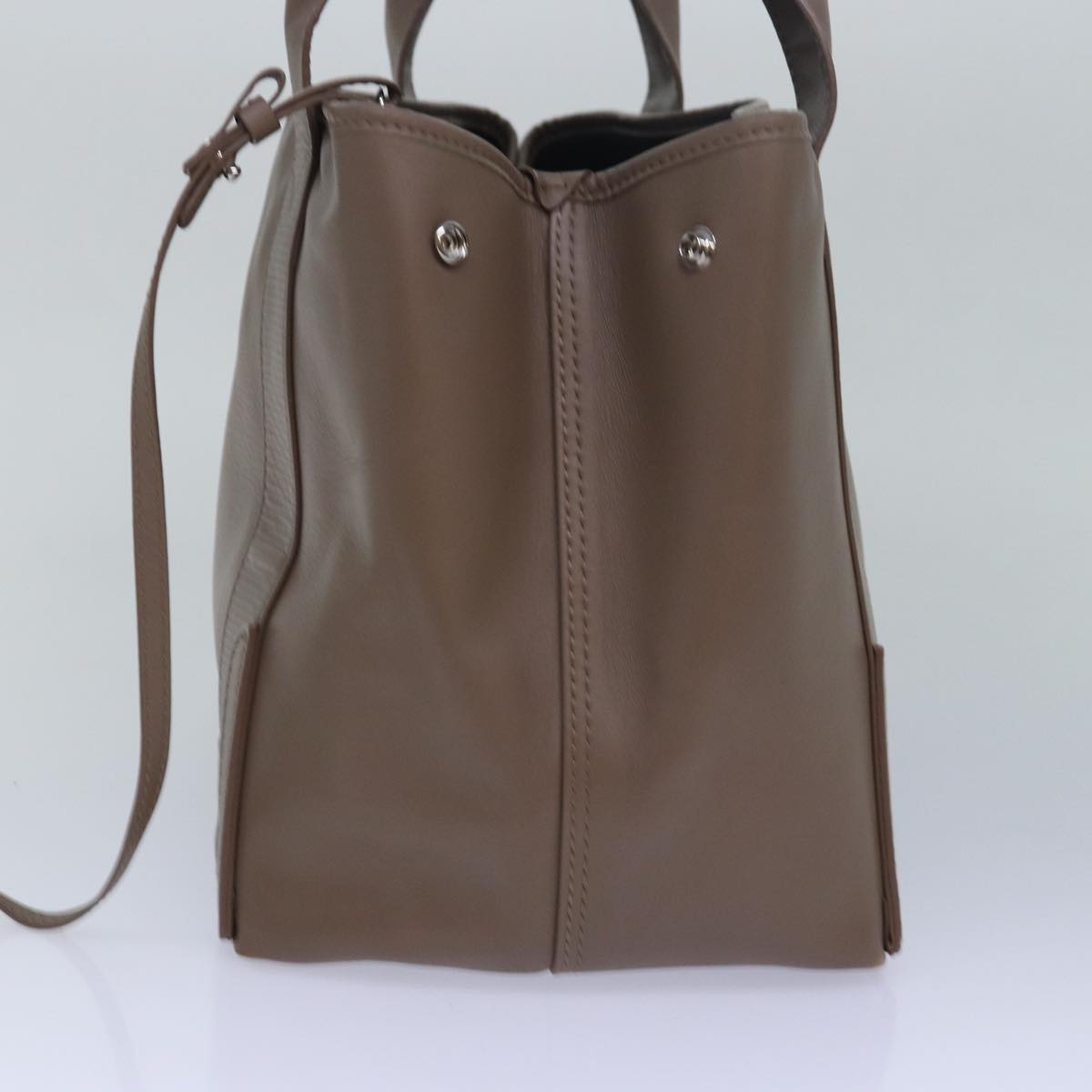 Balenciaga Navy Cabas Hand Bag Leather Gray 339933 | Luxury Canvas Tote Bag