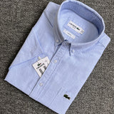 Back view of Lacoste luxury clothing with logo-detail design