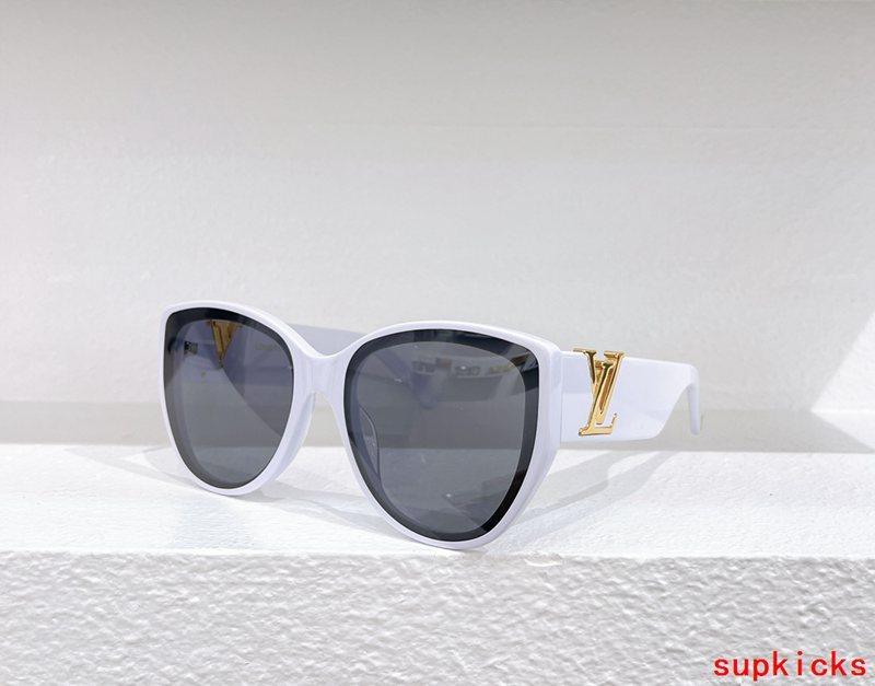 Side view of Louis Vuitton unisex sunglasses