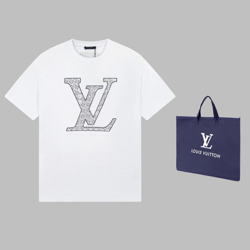 Back view of Louis Vuitton cotton t-shirt with everyday silhouette