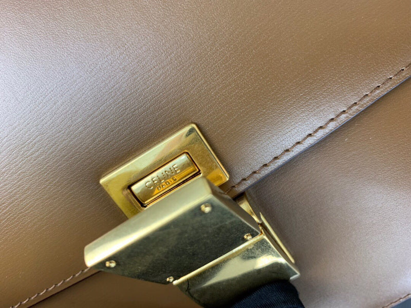 Back view of modern classic women's handbag – women's luxury accessory