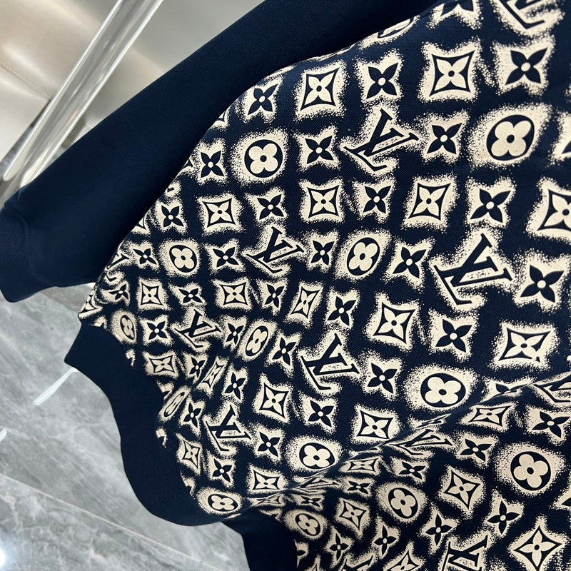 Back view of Louis Vuitton luxury clothing with relaxed-fit cut