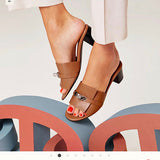Hermès Camel Crisscross Strap Sandals - Front View