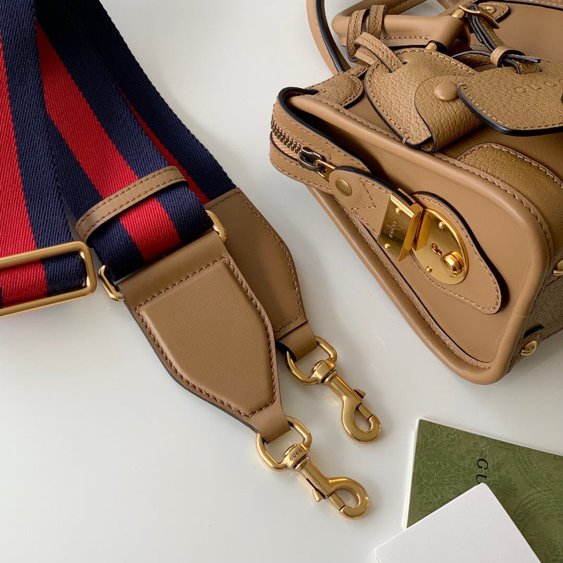 Styled lifestyle shot of statement polished women's handbag – women's everyday handbag