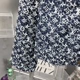 Back view of Louis Vuitton luxury clothing with everyday silhouette