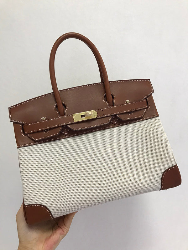 Close-up detail of polished bag design