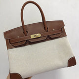 Close-up detail of polished bag design