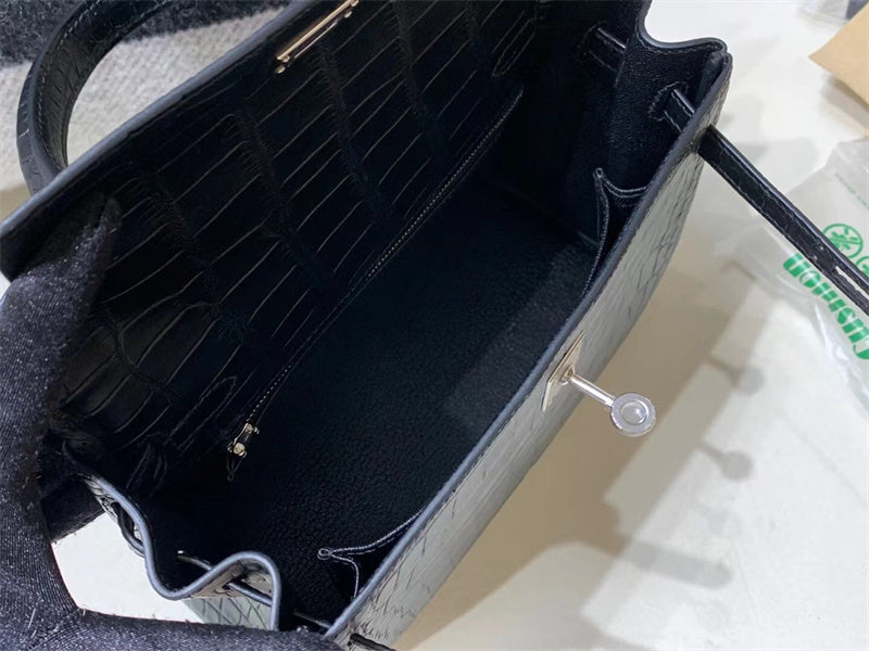 Interior view of streamlined premium bag