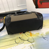 Back view of statement sleek women's handbag – women's designer-style accessory
