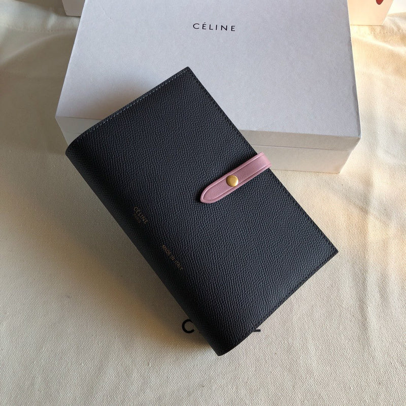 Understated bag shown from front angle