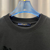 Front view of Louis Vuitton cotton t-shirt with signature branding