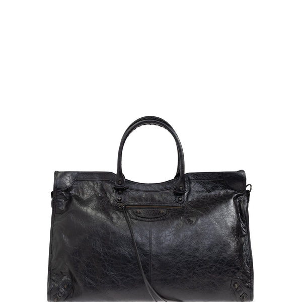 Balenciaga Bags? BALENCIAGA Luxe Lamb Leather Handbag for Men Premium Designer Shoulder Bag