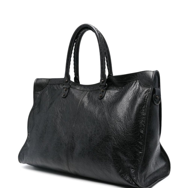 Balenciaga Bags- BALENCIAGA Luxe Lamb Leather Handbag for Men Premium Designer Shoulder Bag