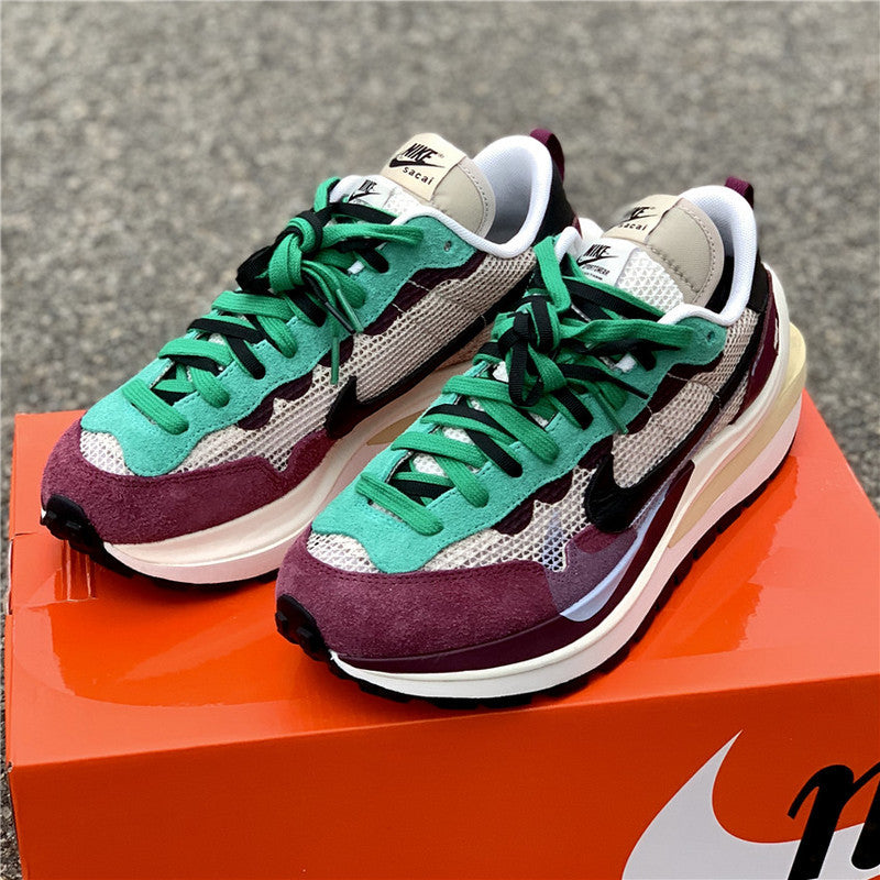Nike two-tone luxury sneakers view 14 breathable knit upper