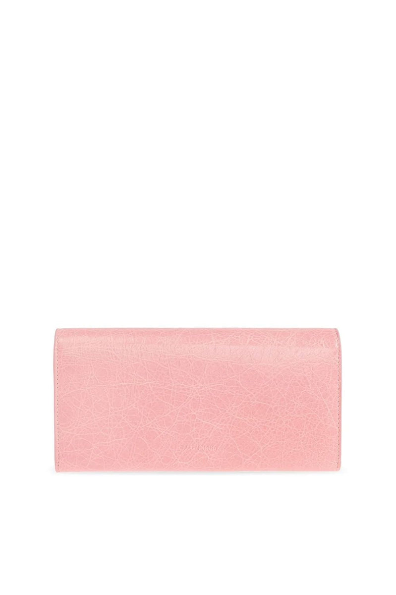 Balenciaga premium small leather goods detail and craftsmanship close-up