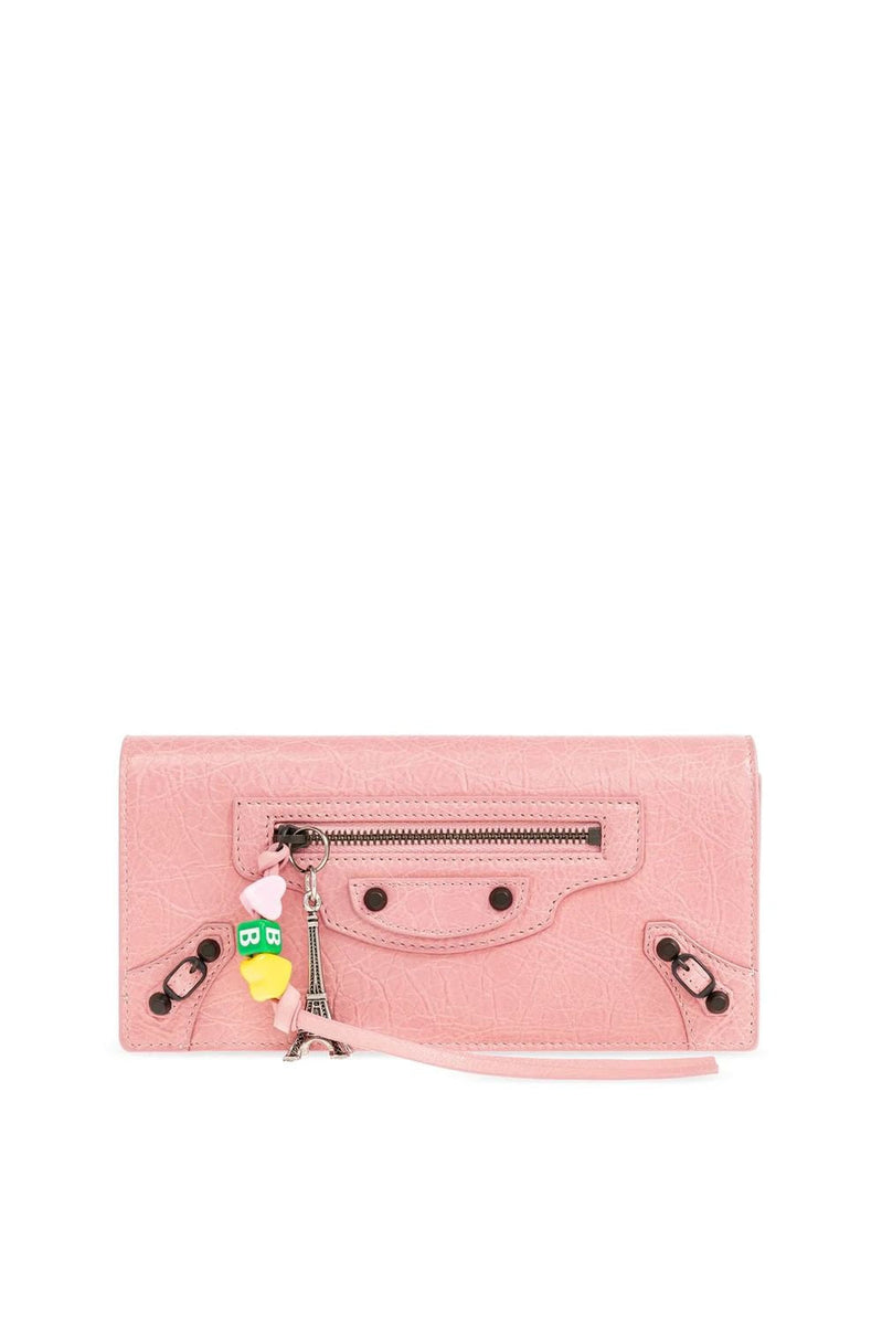 Balenciaga Wallets? BALENCIAGA Medium Long Wallet for Women Elegant Everyday Leather Wallet