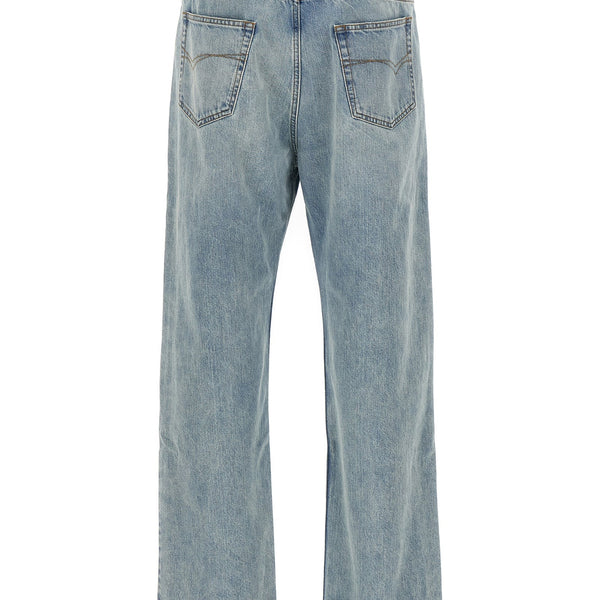 Balenciaga Jeans? Balenciaga Men Stonewashed Jeans Classic Everyday Designer Jeans