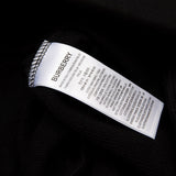 Close-up of Burberry designer clothing craftsmanship