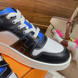 Hermes shoes Style 251 - close-up of refined designer finish (alternate angle)