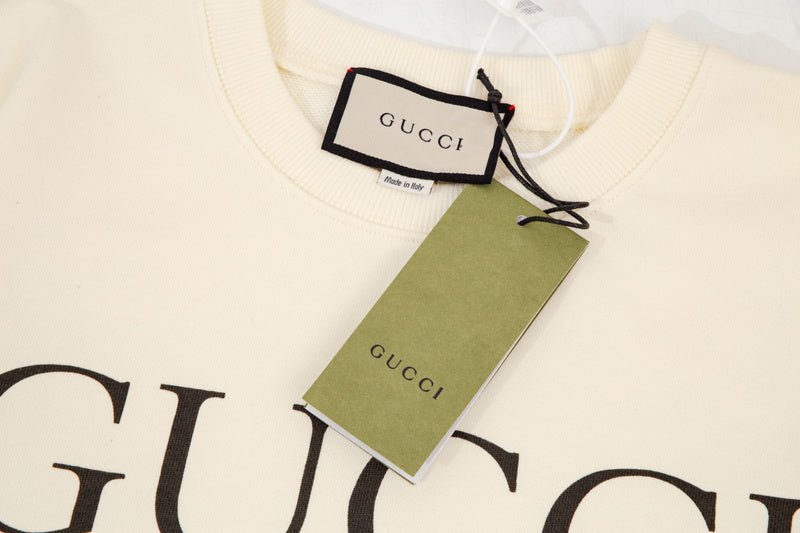 Full styled look of Gucci luxury clothing with everyday silhouette